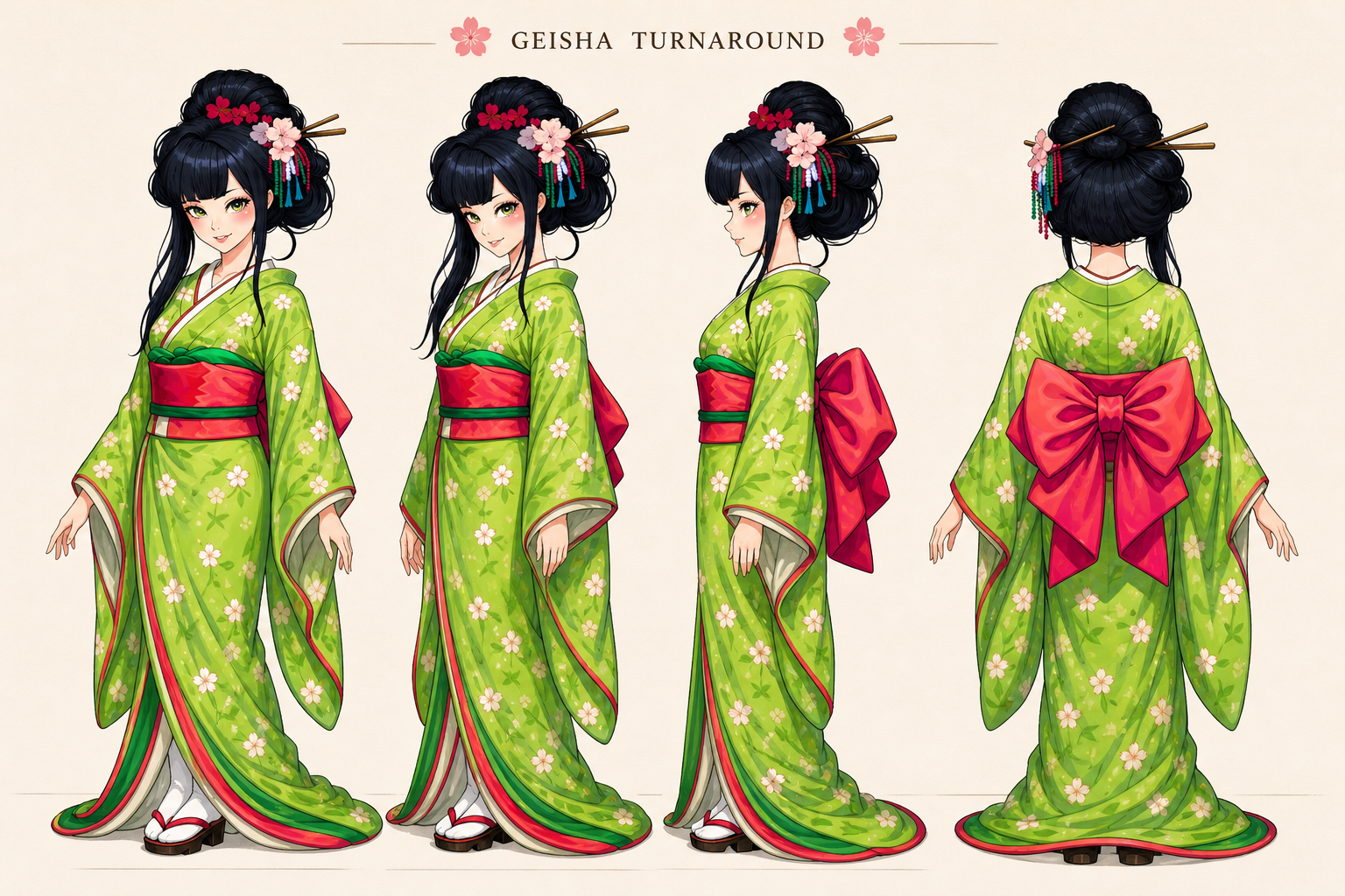 Geisha Sushi brand application